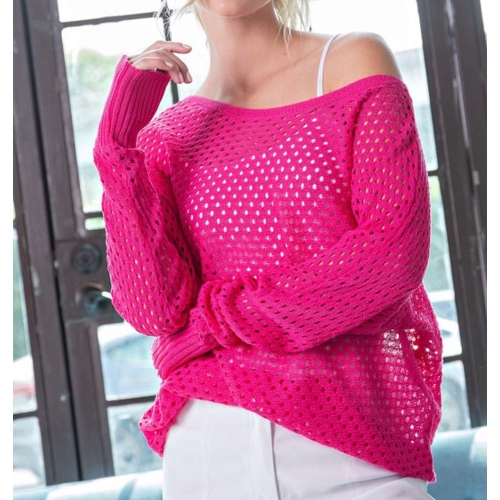 🎉 JUST ARRIVED 🎉 Eyelet Light-Weight Sweater